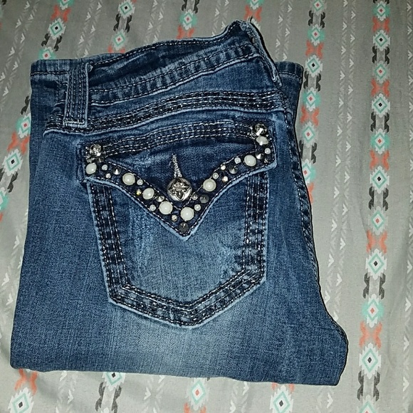 🚫SOLD🛇 Miss Me Signature Boot Jeans - Picture 4 of 8